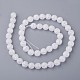 Chapelets de perles en quartz craquelé synthétique X-G-SF8MM-44-3