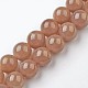 Chapelets de perles de sunstone naturelles G-G945-12-11mm-1