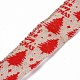 Polyester Imitation Linen Wrapping Ribbon DIY-P012-06A-3