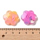 Градиент цвета прозрачная смола декодирует кабошоны X-RESI-D008-06C-3