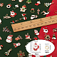Noël alliage thème pendentifs émail ENAM-PH0001-44LG-RS-2