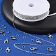 Kit de fabrication de bijoux de chaîne de câble en laiton diy 3m DIY-YW0005-75P-5