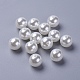 Imitation Pearl Acrylic Round Beads X-PL614-22-2