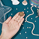 Nbeads1連売り天然養殖淡水真珠ビーズ連売り  ライス  貝殻色  5~6.5x5.5~6x4.5~5mm  穴：0.5mm  約69個/連  14.25インチ（36.2cm） PEAR-NB0002-40-3