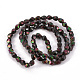 Electroplate Non-magnetic Synthetic Hematite Beads Strands G-Q486-109J-2