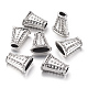 Antique Silver Plated Alloy Cone End Beads Caps for Jewelry DIY X-EA9811Y-NF-2