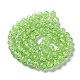 Spray Painted Crackle Glass Beads Strands CCG-Q001-10mm-11-4