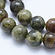 Natürlichen grünen Granat Perlen Stränge G-J373-19-12mm-2