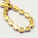 Golden Tone Iron Acrylic Claw Chains CHC-R007D-48-3