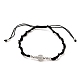 Einstellbare Nylonfaden geflochtene Perlen Armbänder Sets BJEW-JB05553-2