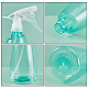Transparent Plastic Trigger Squirt Bottles AJEW-GA0001-10-9