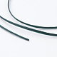 韓国の平らな弾性結晶ストリング  弾性ビーズ糸  ストレッチブレスレット作り用  濃い緑  0.5mm  約546.8ヤード（500m）/ロール EW-G005-0.5mm-24-3