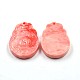 Eight Diagrams Dyed Synthetical Coral Pendants CORA-P001-09-2