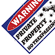 Autocollants imperméables de panneau d'avertissement de pvc DIY-WH0237-008-4