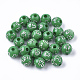 Perles acryliques plaquées X-PACR-Q113-10H-1