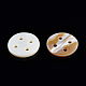 Natural Freshwater Shell Buttons SHEL-N032-216-3