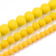Opaque Glass Beads Strands GLAA-T032-P8mm-MD08-4