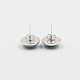 Feng Shui Glass Stud Earrings EJEW-D242-05S-3