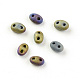 Perles de rocaille avec 2 trou X-GLAA-R159-M602-2
