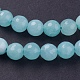 Chapelets de perles de jade naturel G-G542-6mm-22-1-3