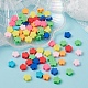 80 Stück 8 Farben handgefertigte Polymer Clay Perlen CLAY-YW0001-42-6