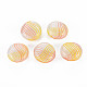 Transparent Handmade Blown Glass Globe Beads GLAA-T012-24-1