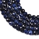 Природный содалит бисер нитей&nbsp;G-B175-D09-6mm-4