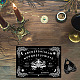 Ensemble de planche de divination radiesthésie pendule DJEW-WH0324-031-6