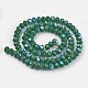 Chapelets de perles en verre opaque de couleur unie EGLA-A034-P8mm-L05-2