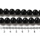 Chapelets de perles rondes en agate naturelle teinte G-J271-10-10mm-2