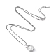 Fashion Brass Pendant Necklaces NJEW-BB26599-2