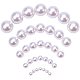 Perles acryliques en perles d'imitation OACR-PH0002-01-2