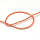 丸アルミ線  曲げ可能なメタルクラフトワイヤー  DIYジュエリークラフト作成用  レッドオレンジ  3ゲージ  6.0mm  7m / 500g（22.9フィート/ 500g） AW-S001-6.0mm-12-3