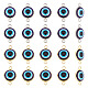 Arricraft 20pcs 2 estilos encantos del conector de la resina del mal de ojo FIND-AR0003-29-1