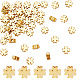 50 Pcs Clover Beads KK-GO0001-02-1