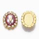 Alloy Cabochons RB-R059-07-2