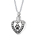 Heart with Word Shape Stainless Steel Pendant Necklaces with Cable Chains KI1843-3-1