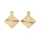 Латунные подвески KK-F087-02G-01-1
