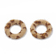 Faux Mink Fur Covered Linking Rings X-WOVE-N009-08D-1