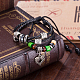 Adjustable Casual Unisex Braided Leather Multi-strand Bracelets BJEW-BB15569-7
