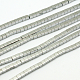 Non magnetici perle ematite sintetico fili X-G-E098-2mm-5-1