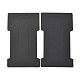 Nbeads厚紙紙ヘアクリップディスプレイカード  ブラック  11.5x6.65x0.02cm CDIS-NB0001-14C-2