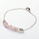 Trendy natürlichen Edelstein Perlen Armbänder BJEW-JB01845-01-1