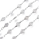 304 Stainless Steel Rhombus Link Chains CHS-P011-01P-1