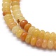 Perles de yellowe aventurine naturelles G-E507-03A-6mm-3