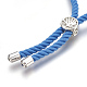 Cotton Cord Bracelet Making KK-F758-03E-P-3