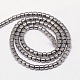Electroplate Non-magnetic Synthetic Hematite Beads Strands G-J163-2x2mm-05-2