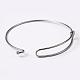 Adjustable 304 Stainless Steel Expandable Bangle Making BJEW-L604-09P-3