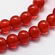 Synthétiques perles de corail rouge brins G-N0209-01-3mm-3