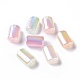 Placcatura uv perle acriliche luminose iridescenti arcobaleno OACR-E010-09-1
